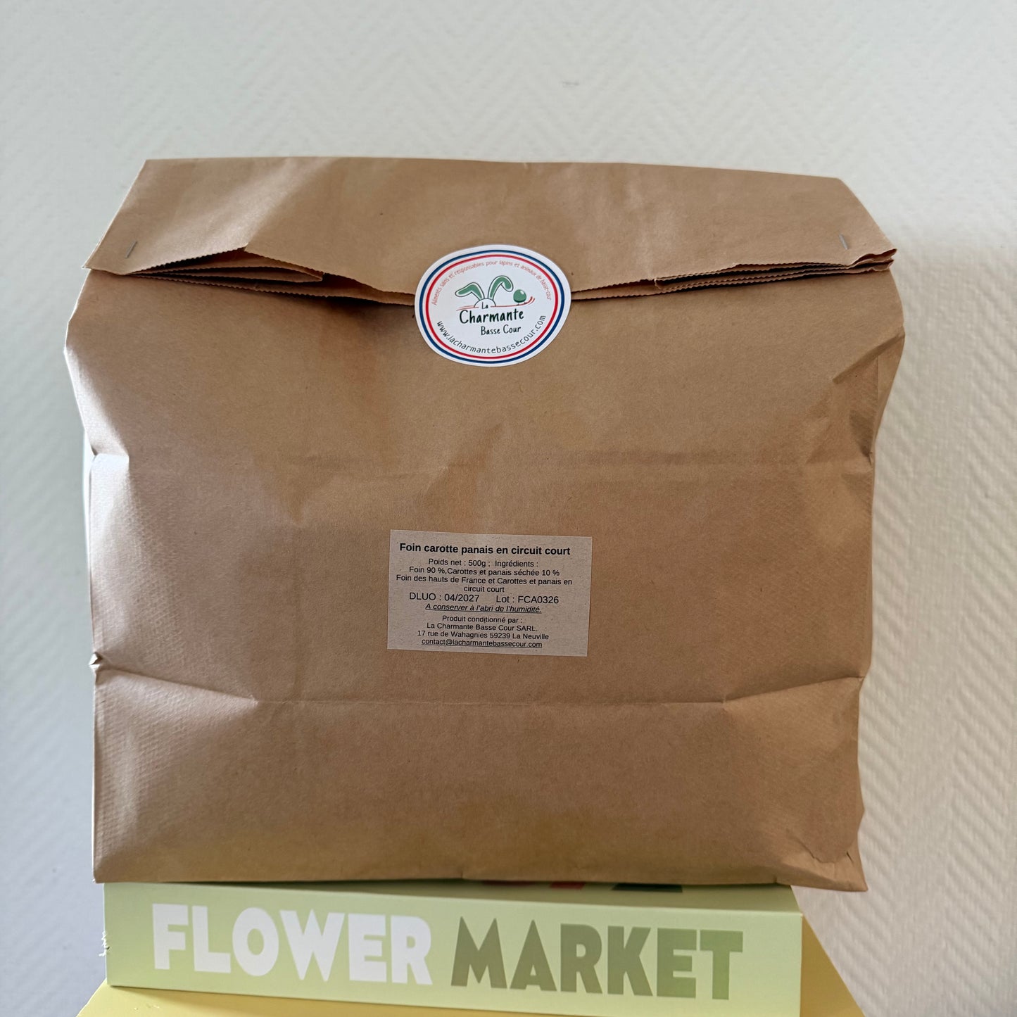 Foin Carotte et Panais en Circuit court 500g - Lapins