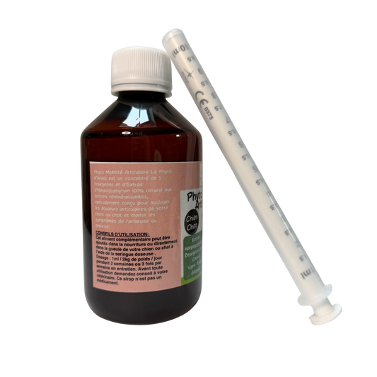 Complément phytothérapie mobilité articulaire pour chien et chat 250ml