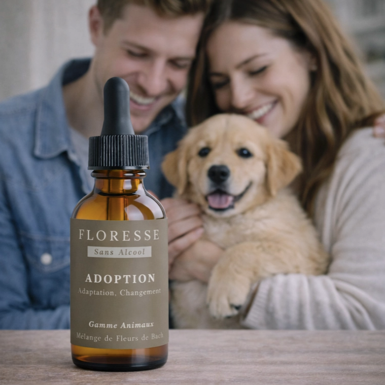 Fleurs de Bach Animaux et Adoption SANS ALCOOL - 30 ml