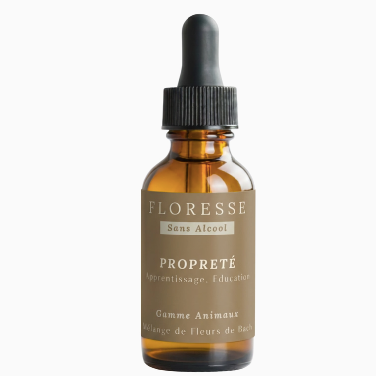 Fleurs de Bach Animaux et Propreté SANS ALCOOL - 30Ml