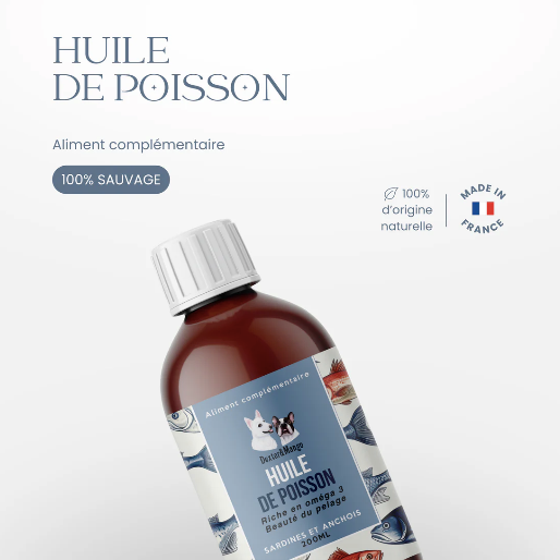 Huile de poisson sauvage 