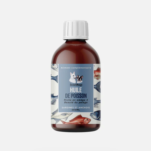 Huile poisson chiens et chats 