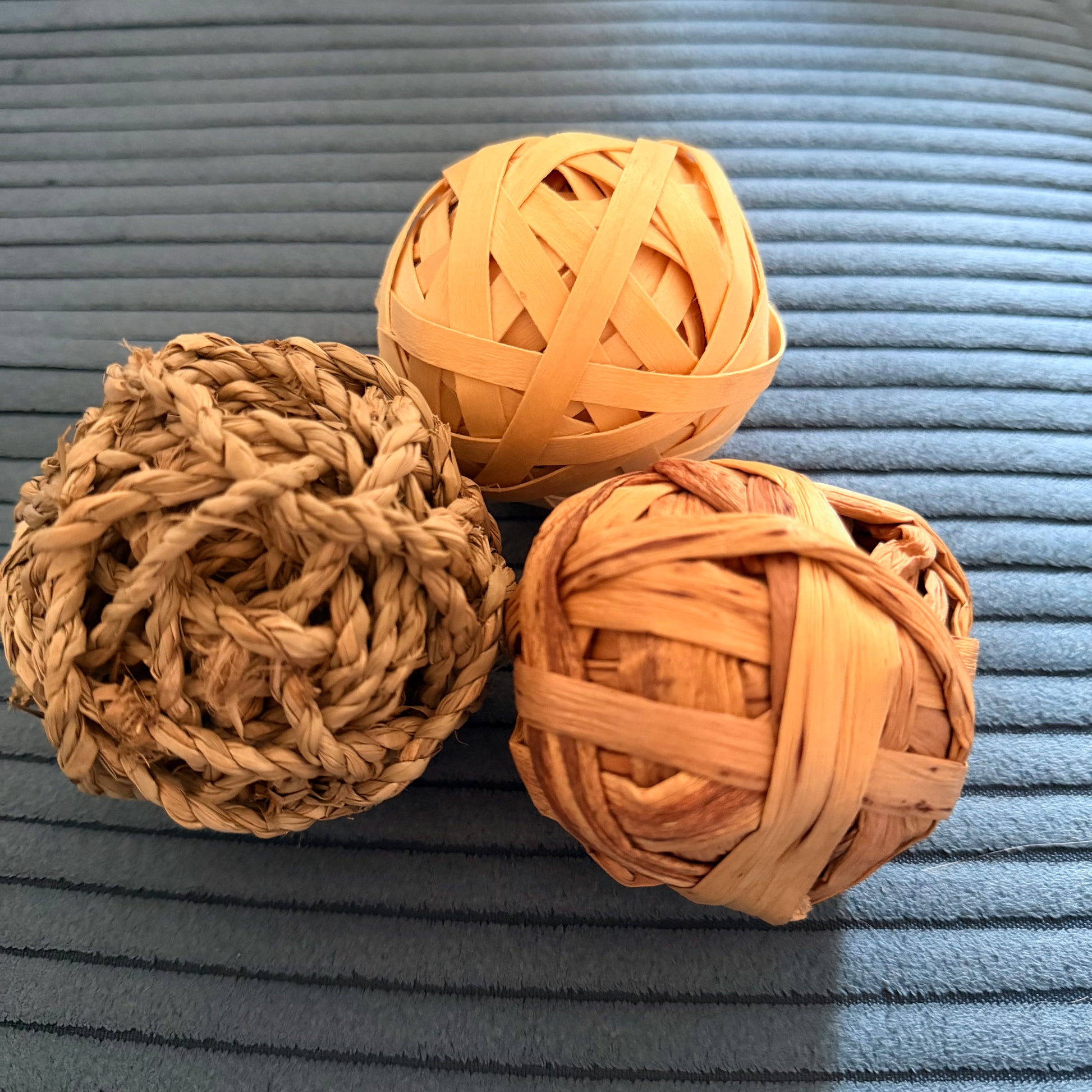 Jouet naturel et comestible pour lapins