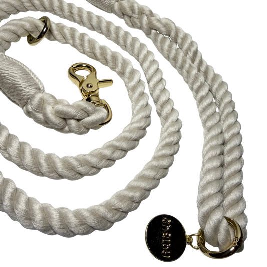 Laisse en corde naturel pour chiens 