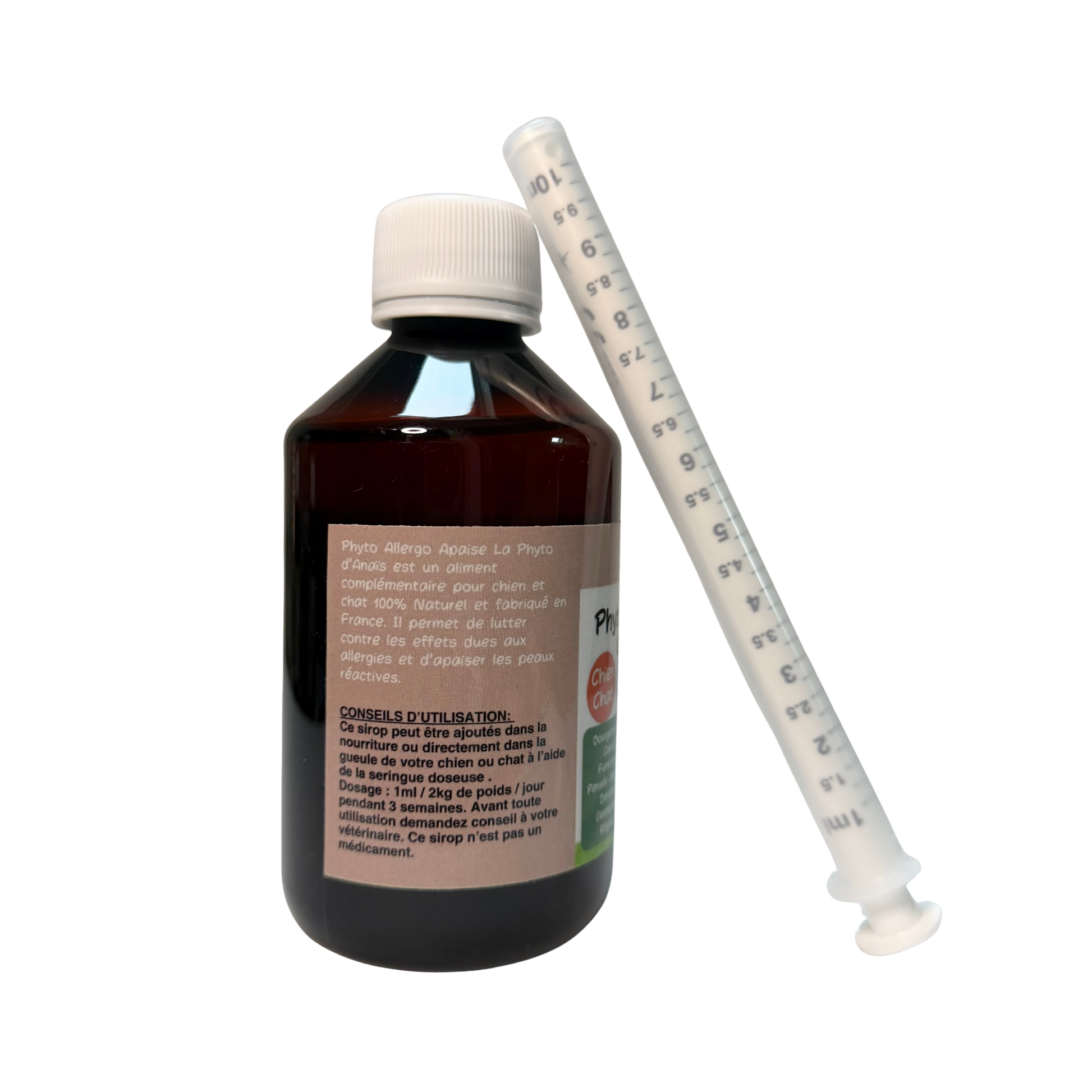 Complément phytothérapie anti-allergies pour chien et chat 250ml
