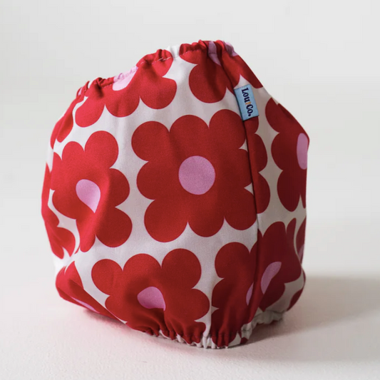 Snood chien motif fleurs rétro protection oreilles vintage
