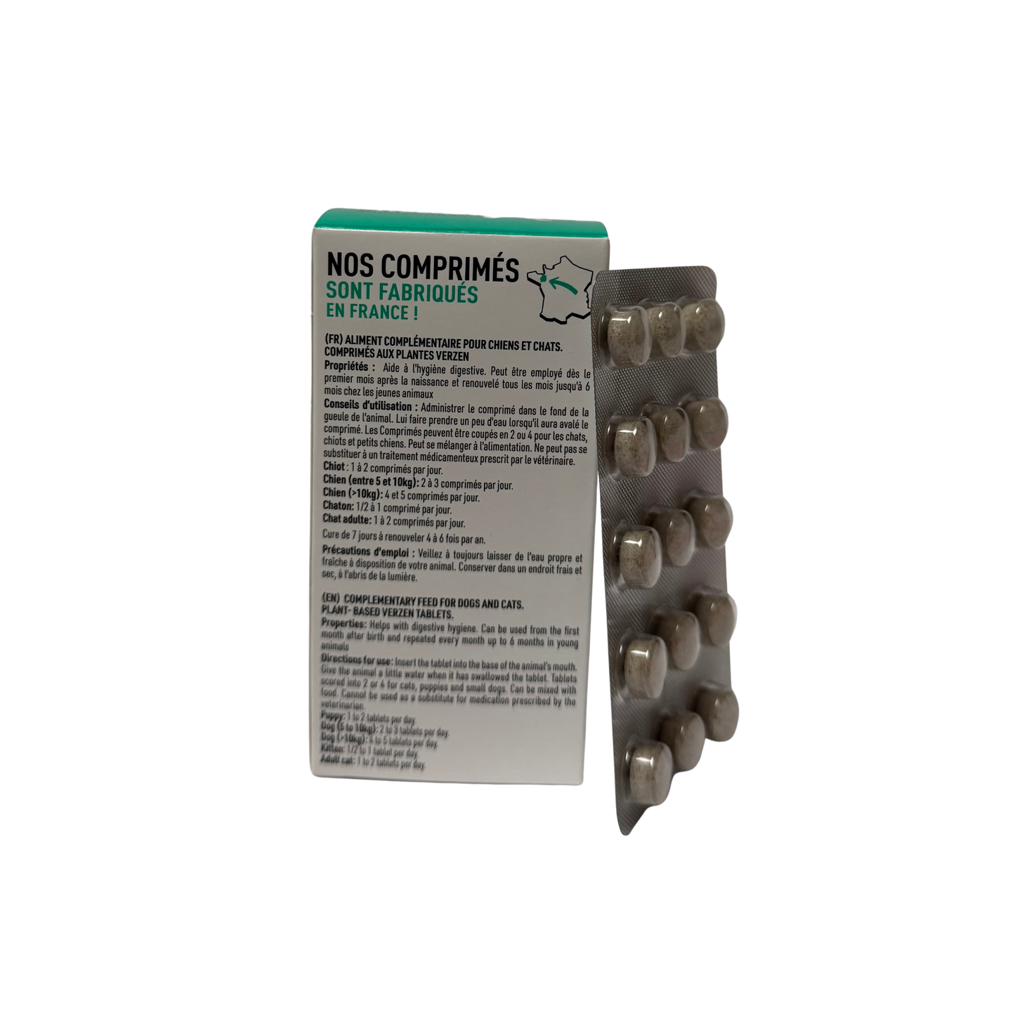 Boîte vermifuge naturel VerZen pour chien et chat 30 doses
