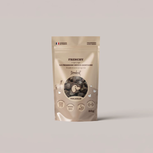 Friandises frenchy, bucco dentaires pour chiens au sein du kit balle de fouille